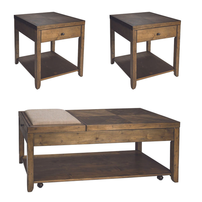 Mitchell 3 Piece Set (1-Cocktail 2-End Tables)
