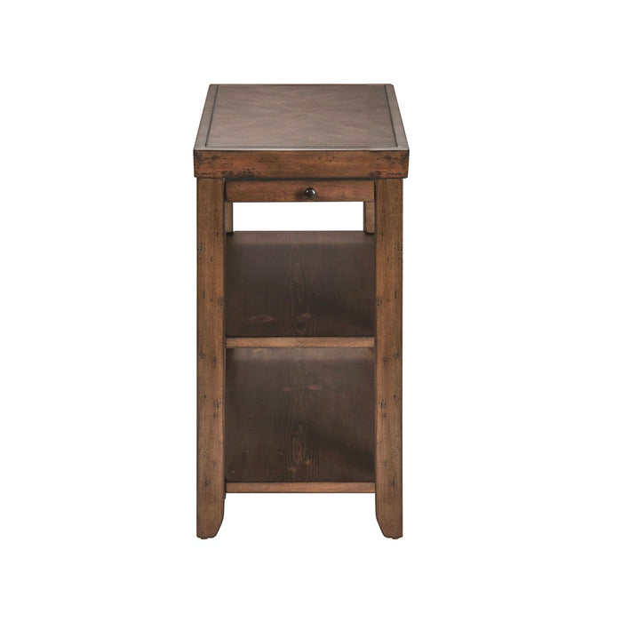 Mitchell Chairside Table in Brown image