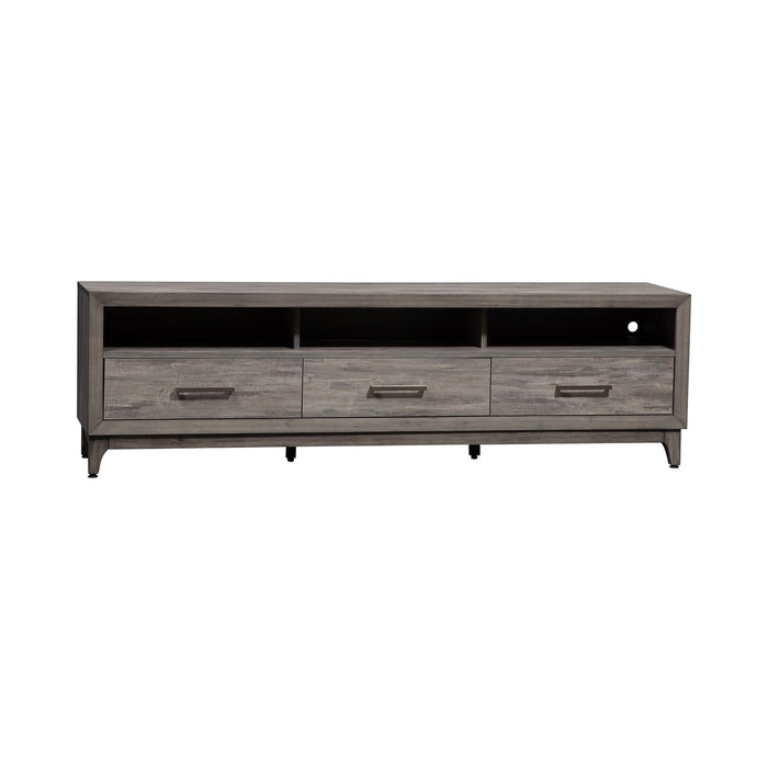 Mercury 62 Inch TV Console in Driftwood Gray