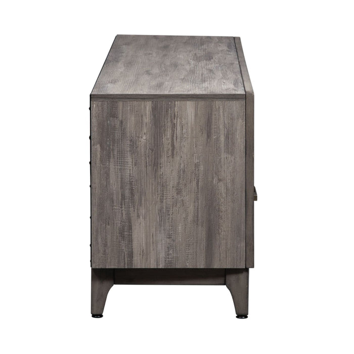 Mercury 76 Inch TV Console in Driftwood Gray image