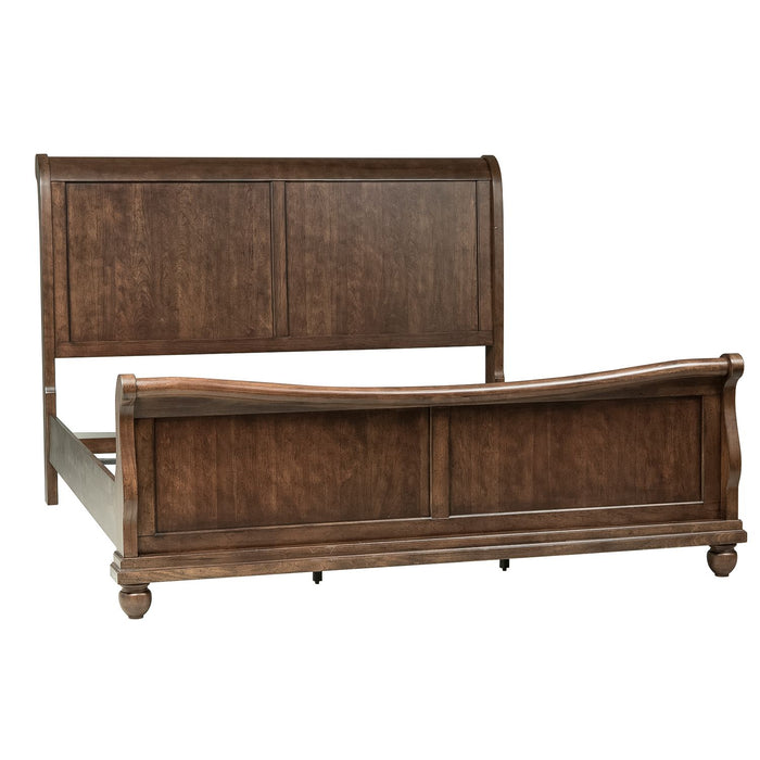 Rustic Traditions King California Sleigh Bed