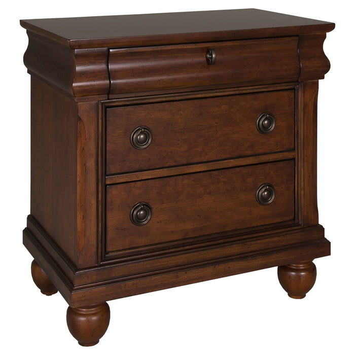 Rustic Traditions Queen Sleigh Bed, Dresser & Mirror, Chest, Night Stand
