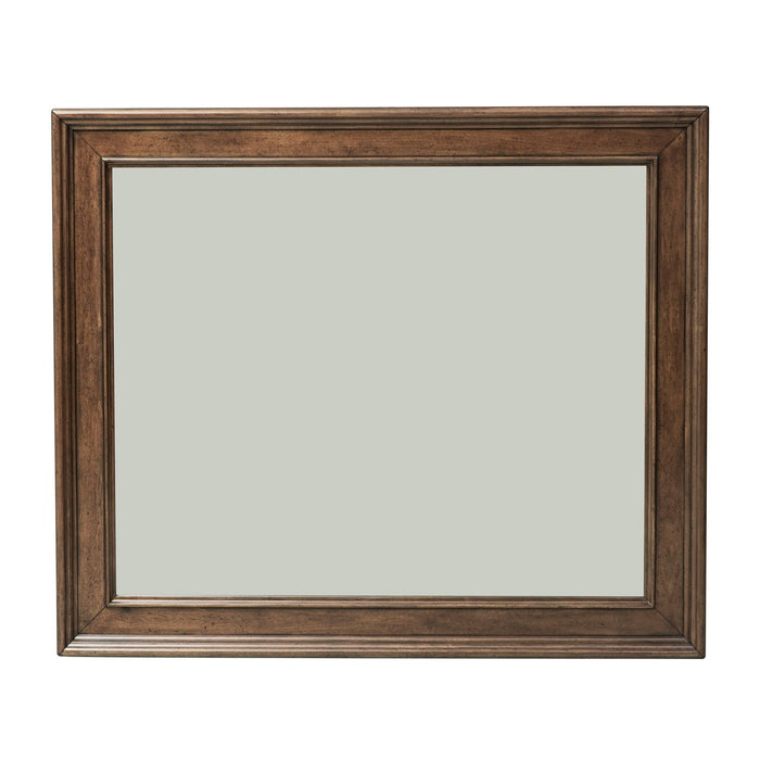 Rustic Traditions Landscape Mirror in Rustic Cherry