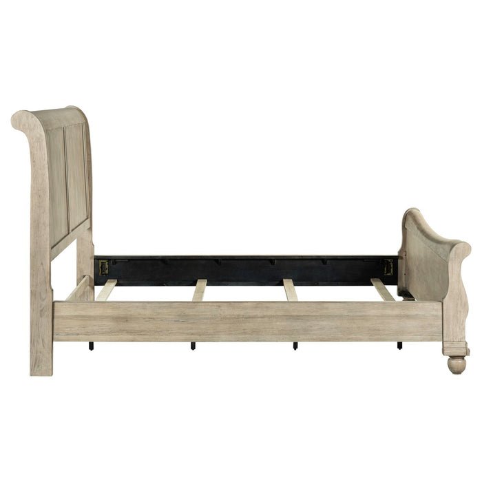 Rustic Traditions King California Sleigh Bed