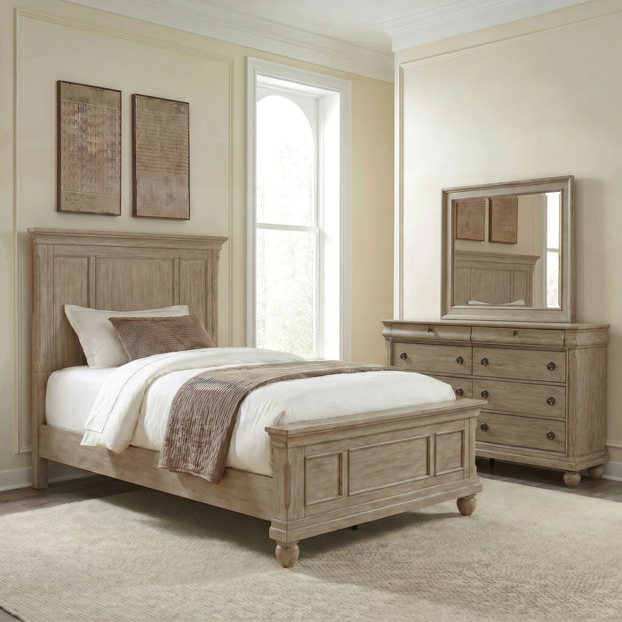 Rustic Traditions Full Panel Bed, Dresser & Mirror image