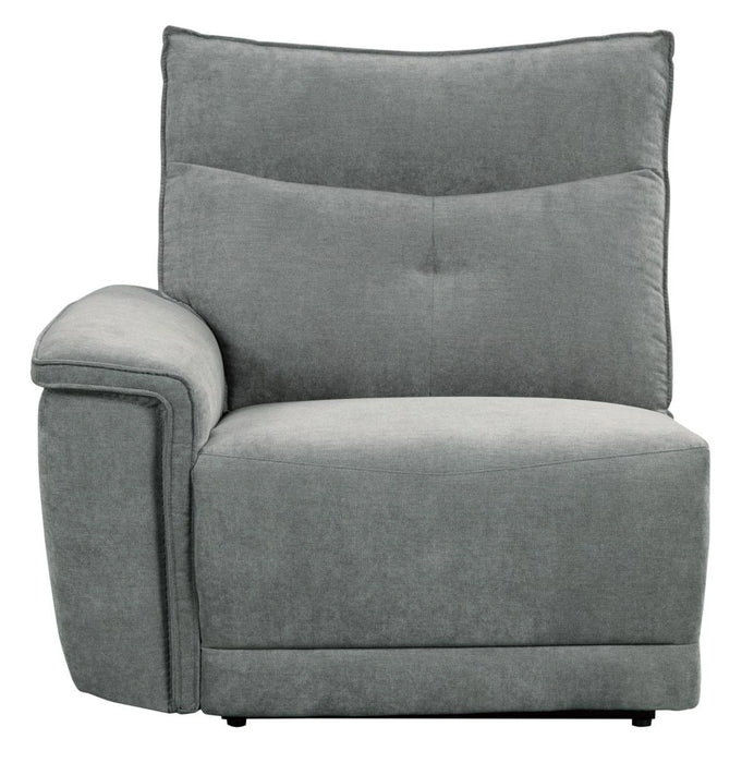 Tesoro Power Double Reclining Sofa w/ Power Headrests in Dark Gray 9509DG-3PWH*