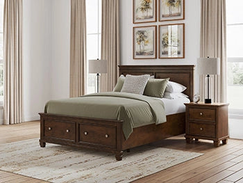 Danabrin Panel Storage Bed