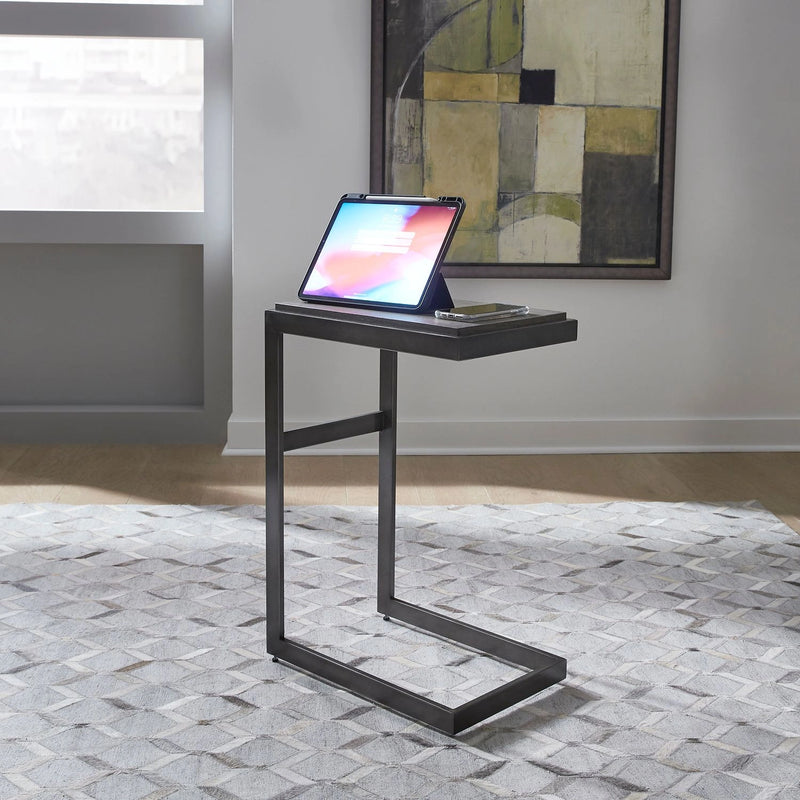 Modern View Laptop Table in Gray image