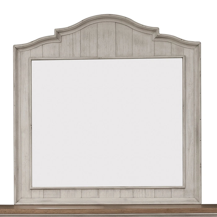 Farmhouse Reimagined Mirror in Antique White image