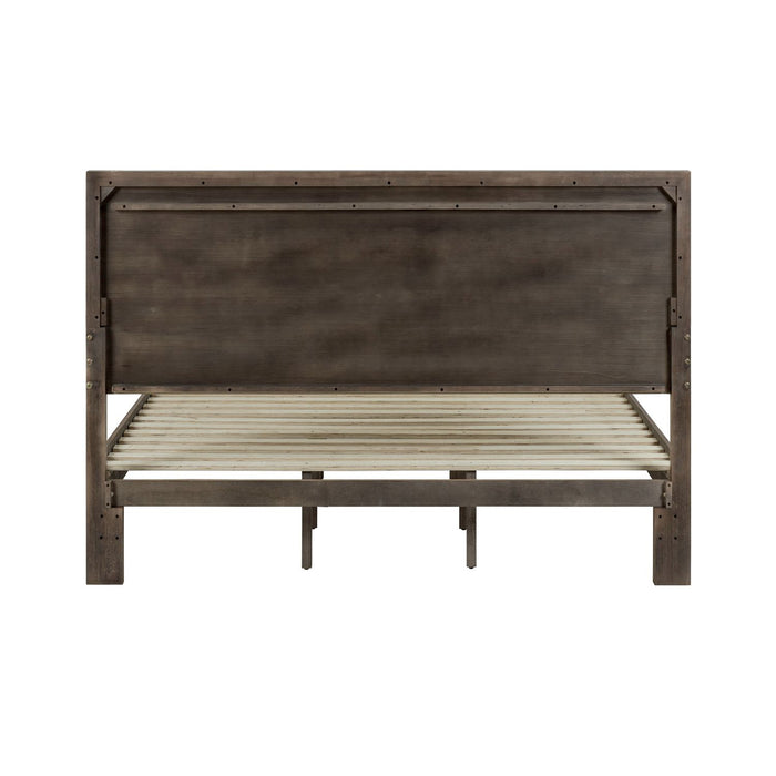 Century Modern Queen Platform Bed