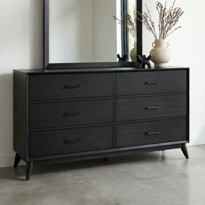 Century Modern 6 Drawer Dresser image