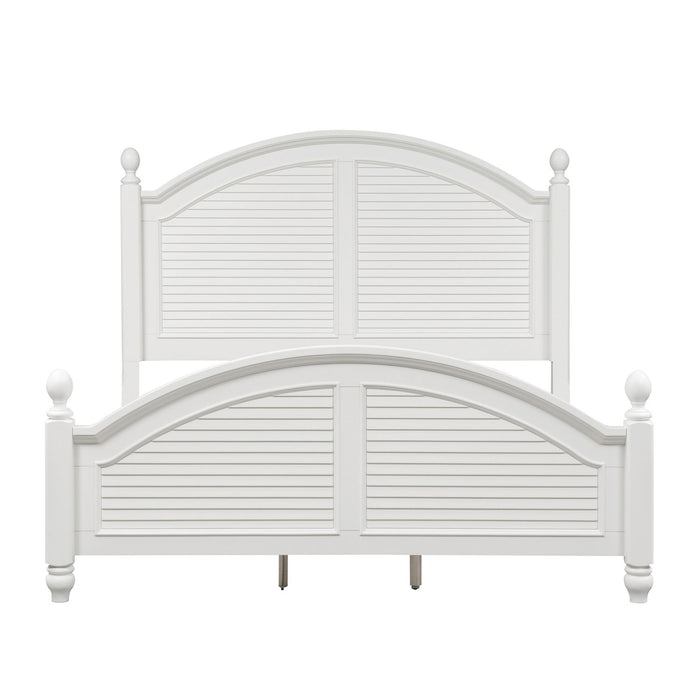 Summer House I King Poster Bed, Dresser & Mirror, Chest, Night Stand