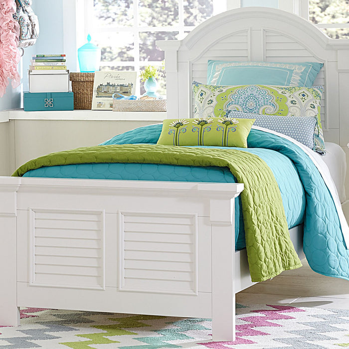 Liberty Furniture Summer House Twin Panel Bed in Oyster White image