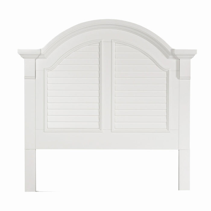 Summer House Full Panel Bed in Oyster White