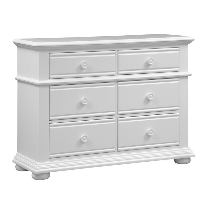 Summer House 6 Drawer Dresser in Oyster White