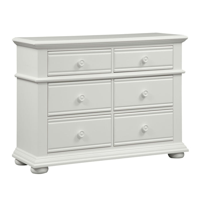 Summer House Media Chest in Oyster White image