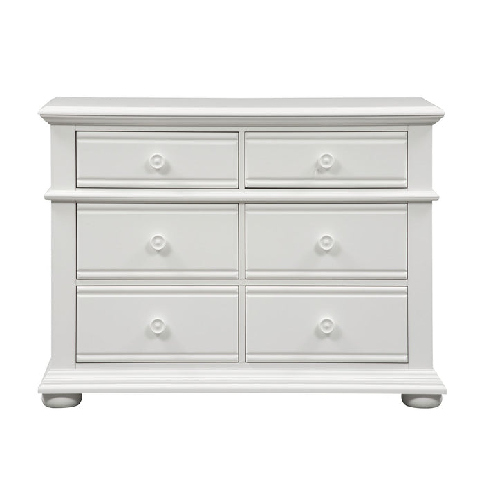 Summer House Media Chest in Oyster White image