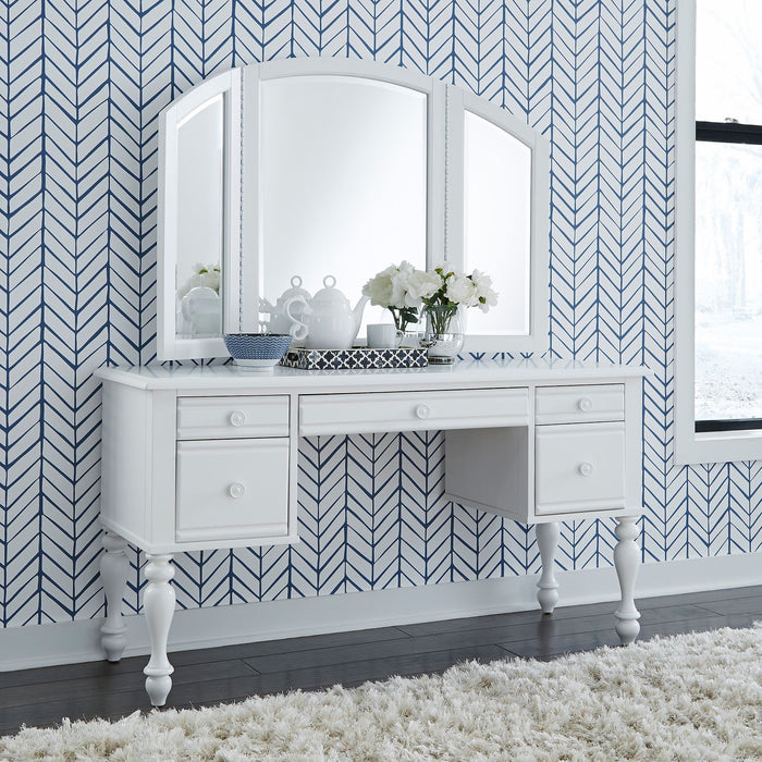 Summer House Vanity Mirror in Oyster White
