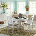 Liberty Furniture Summer House Round Pedestal Table in Oyster White 607-4254 image