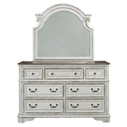 Magnolia Manor Uph Bed, Dresser & Mirror, Night Stand image