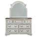 Magnolia Manor Panel Bed, Dresser & Mirror, Chest image