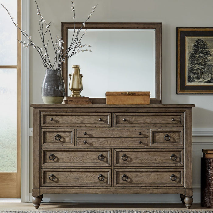 Americana Farmhouse Dresser & Mirror image
