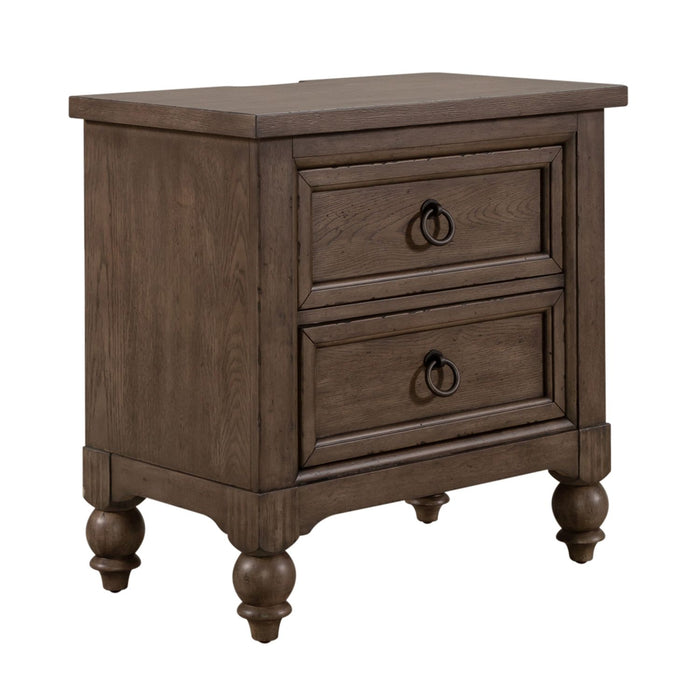 Americana Farmhouse King Shelter Bed, Dresser & Mirror, Chest, Night Stand