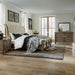 Americana Farmhouse King Sleigh Bed, Dresser & Mirror, N/S image