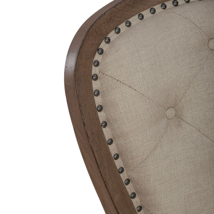 Americana Farmhouse Uph Tufted Back Side Chair image