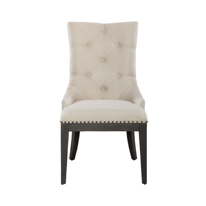 Americana Farmhouse Uph Shelter Side Chair- Black (RTA) image