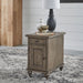 Liberty Furniture Americana Farmhouse Chair Side Table in Dusty Taupe image