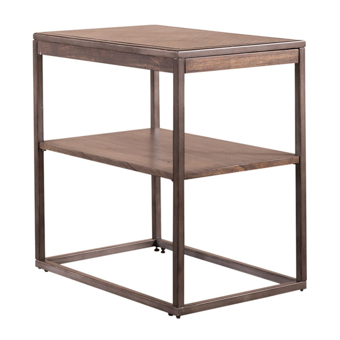 Jamestown Chair Side Table in Brown