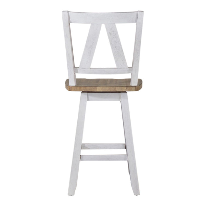 Lindsey Farm Counter Height Swivel Chair (RTA)