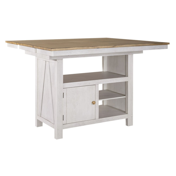 Lindsey Farm 7 Piece Gathering Table Set