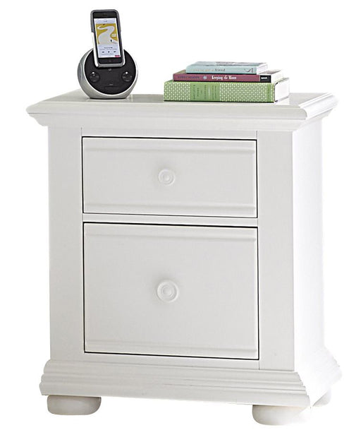 Liberty Furniture Summer House 2 Drawer Nightstand in Oyster White image
