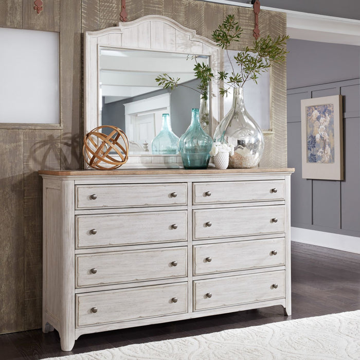 Farmhouse Reimagined Queen Poster Bed, Dresser & Mirror, Chest, Night Stand