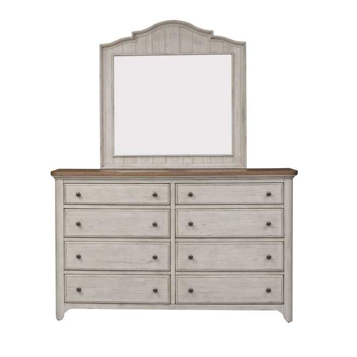 Farmhouse Reimagined Queen Poster Bed, Dresser & Mirror, Chest, Night Stand
