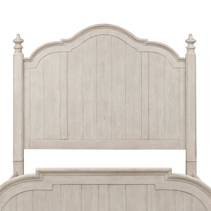 Liberty Furniture Farmhouse Reimagined Queen Poster Bed in Antique White image