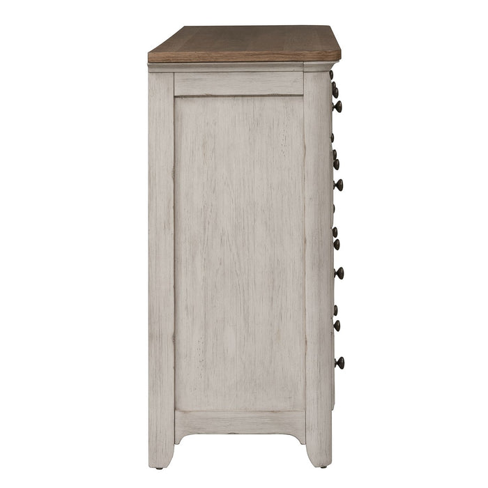 Farmhouse Reimagined Drawer Dresser in Antique White image