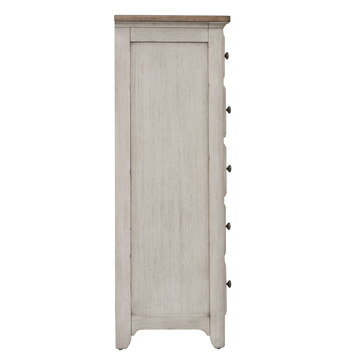 Farmhouse Reimagined Drawer Chest in Antique White image
