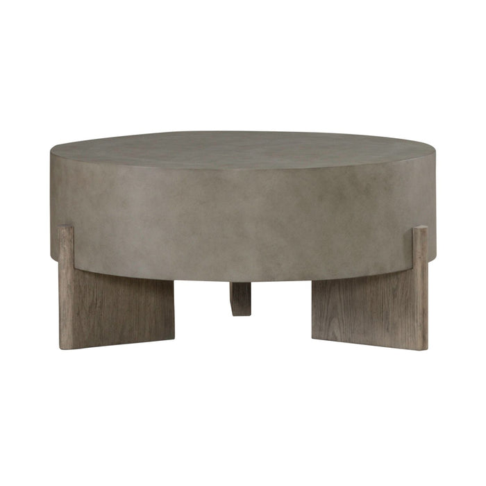 Affinity Cocktail Table in Dusty Taupe with Concrete Top image