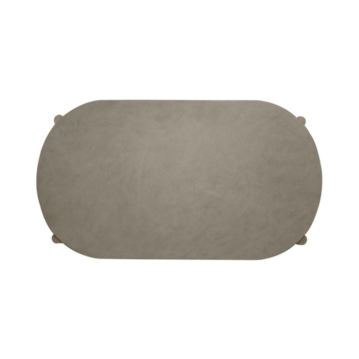Affinity Cocktail Table in Dusty Taupe with Concrete Top image