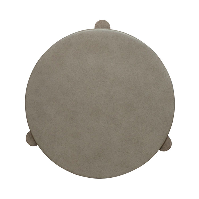 Affinity Chairside Table in Dusty Taupe with Concrete Top image