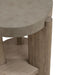 Affinity Chairside Table in Dusty Taupe with Concrete Top image