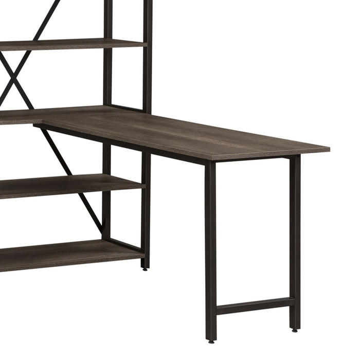 Tanners Creek Desk Top and End Panel in Greystone image