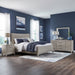 New Haven King California Uph Bed, Dresser & Mirror, Night Stand image