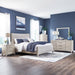 New Haven King Uph Bed, Dresser & Mirror, Chest, Night Stand image