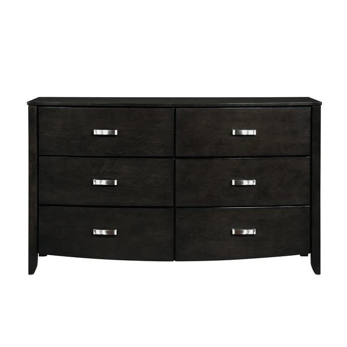 Lyric 6 Drawer Dresser in Brownish Gray 1737NGY-5