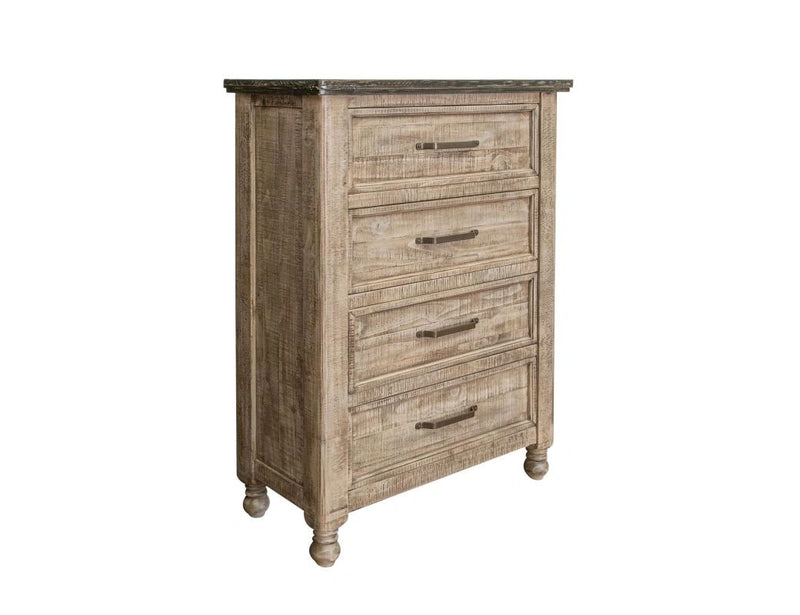 Natural Stone 4 Drawers, Chest