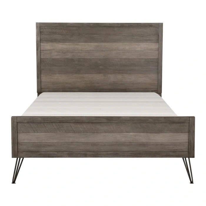 Urbanite Queen Panel Bed in Tri-tone Gray 1604-1*